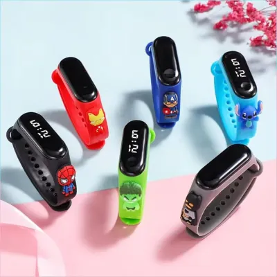 Smart LED Touch Baby Cartoon Watch (1 Pc)
